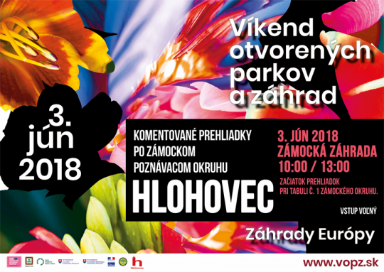 Víkend otvorených parkov a záhrad v Hlohovci Víkend otvorených parkov a záhrad v Hlohovci