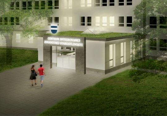 Nemocnica s poliklinikou - vizualizácia Nemocnica s poliklinikou - vizualizácia